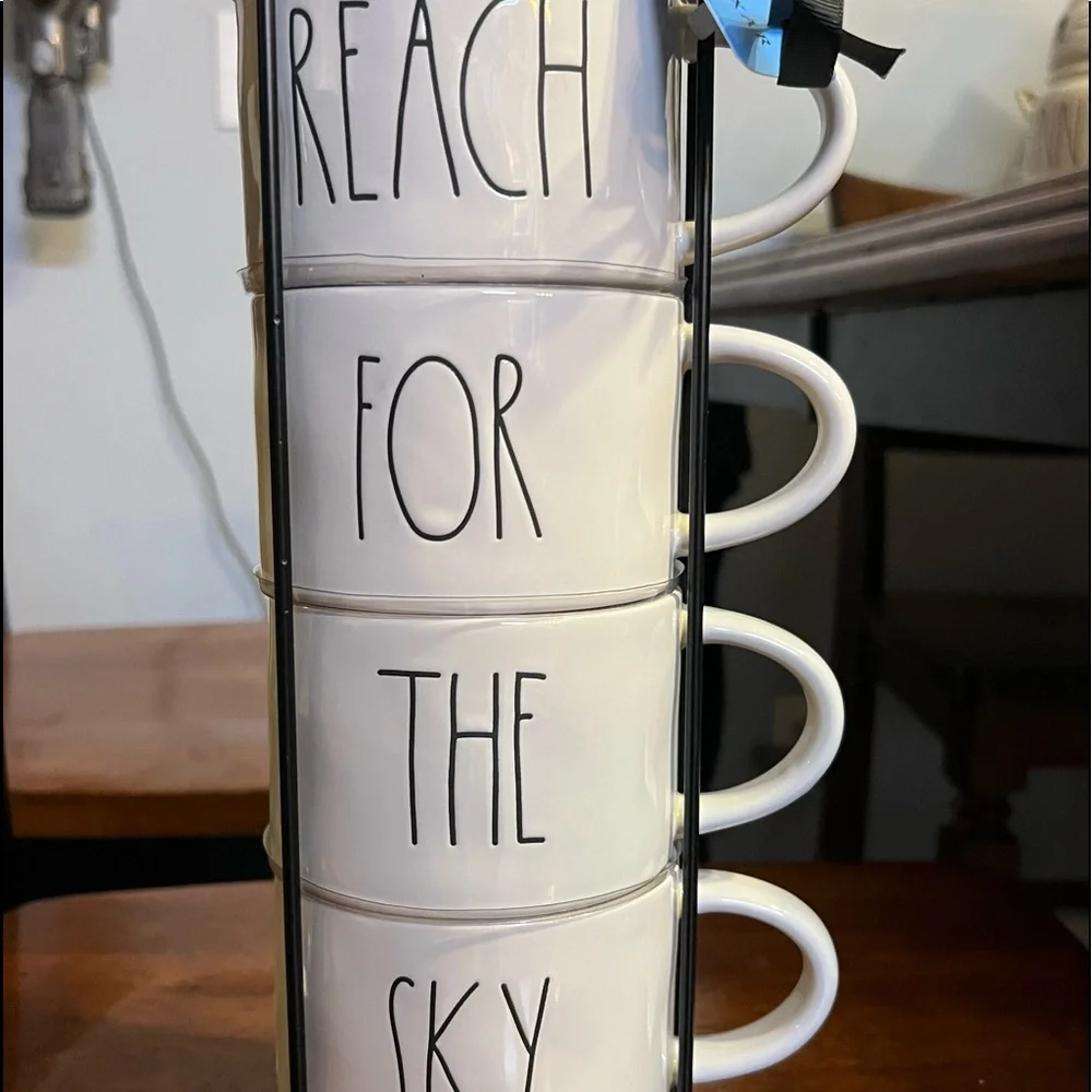 COPY - Disney Pixar Rae Dunn Toy Story mug set with stand. Reach for the sky! - Picture 2 of 9